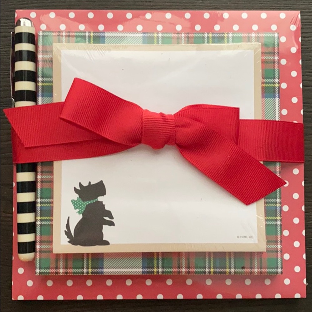 Hallmark Scottish Dog Notepad Set